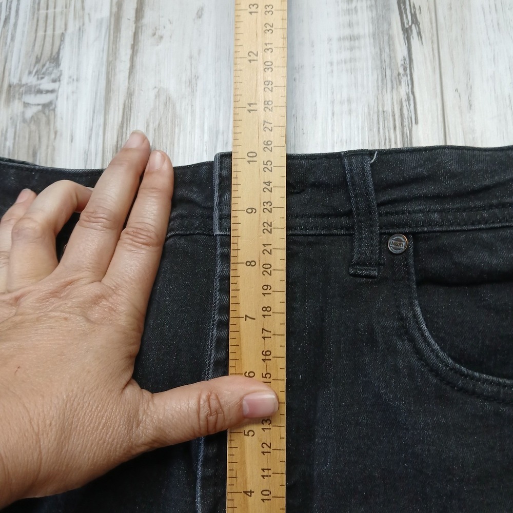 Barbell Apparel Mens Straight Athletic Fit Jeans Black BA-008 Size 34 Stretch - Picture 9 of 10